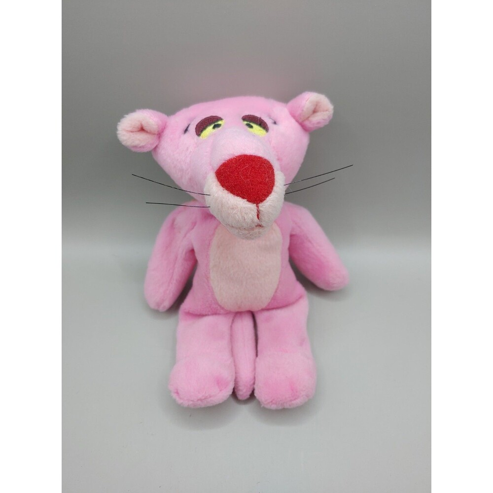 United Artists Pink Panther Beanie Plush 7.5" Vintage 1996 Bean Bag